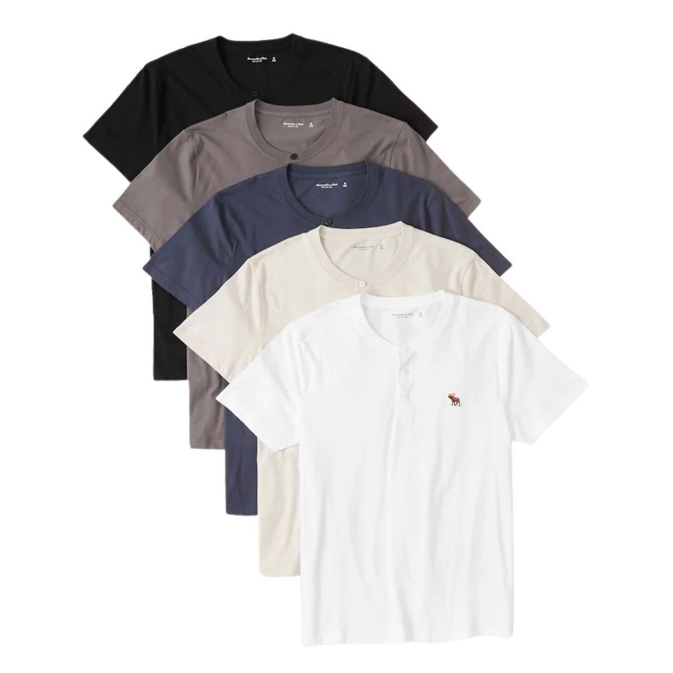 5-Pack Icon Henley Tee
