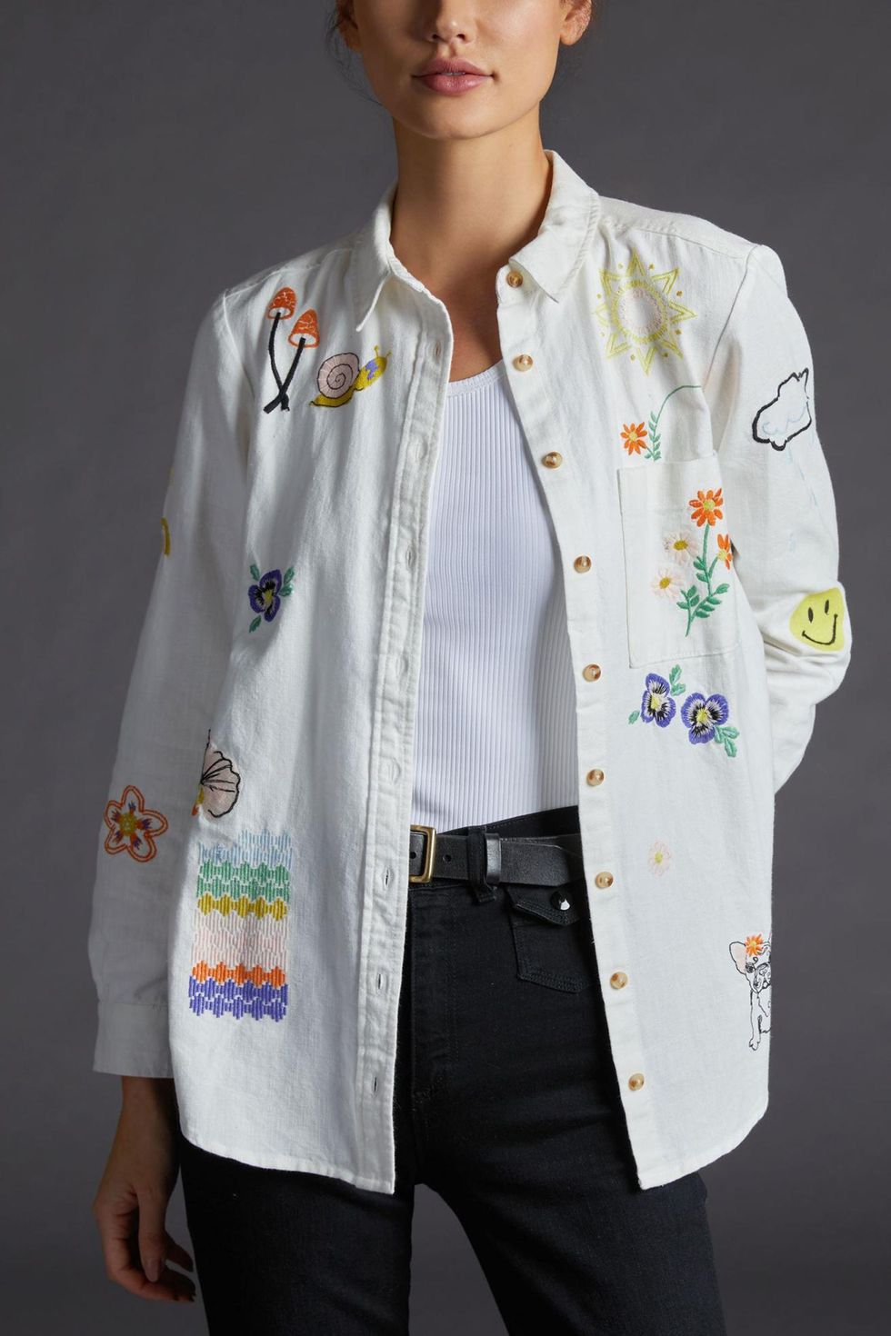 Icon Embroidered Shirt