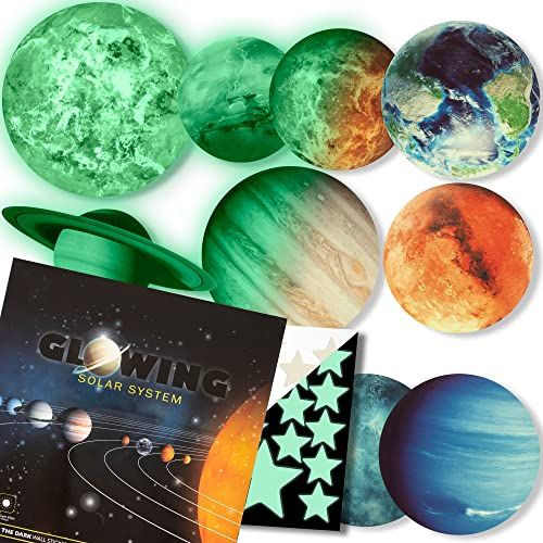 Glow-in-the-Dark Stars and Planets Stickers
