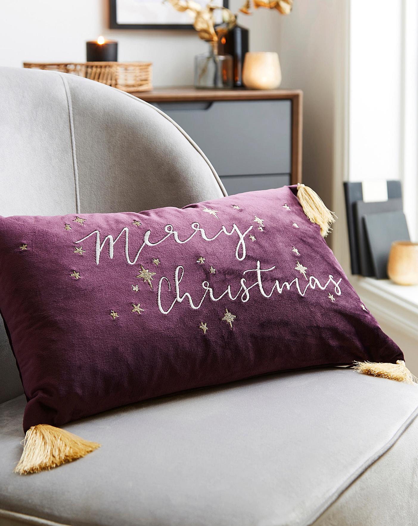 Christmas 'Merry Christmas' Cushion