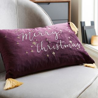 Christmas 'Merry Christmas' Cushion