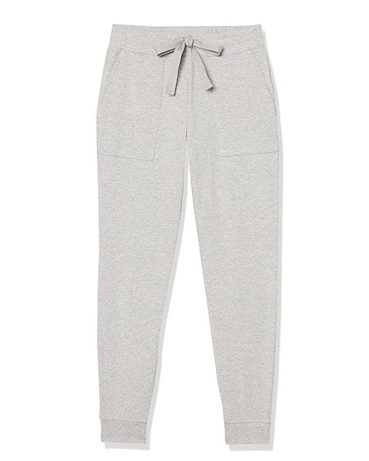 Relaxed Fit Terry Cotton and Modal Patch Pocket Joggers