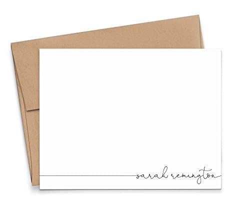 Personalized Note Cards with Envelopes