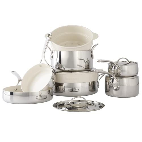 12 Piece Triply Stainless Steel Cookware Set
