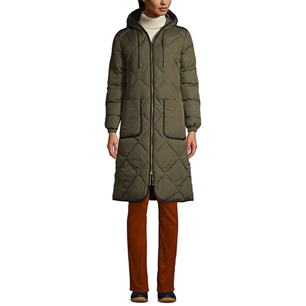 Insulated Quilted Maxi Primaloft ThermoPlume Coat