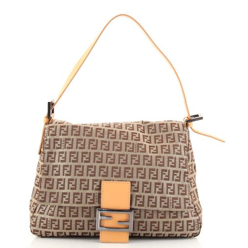 Fendi Sequined Python-Trimmed Baguette - Handbags - FEN147319, The  RealReal
