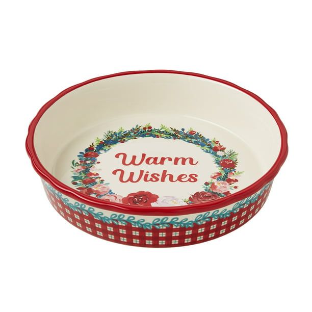 The Pioneer Woman 9-Inch Ceramic Pie Plate