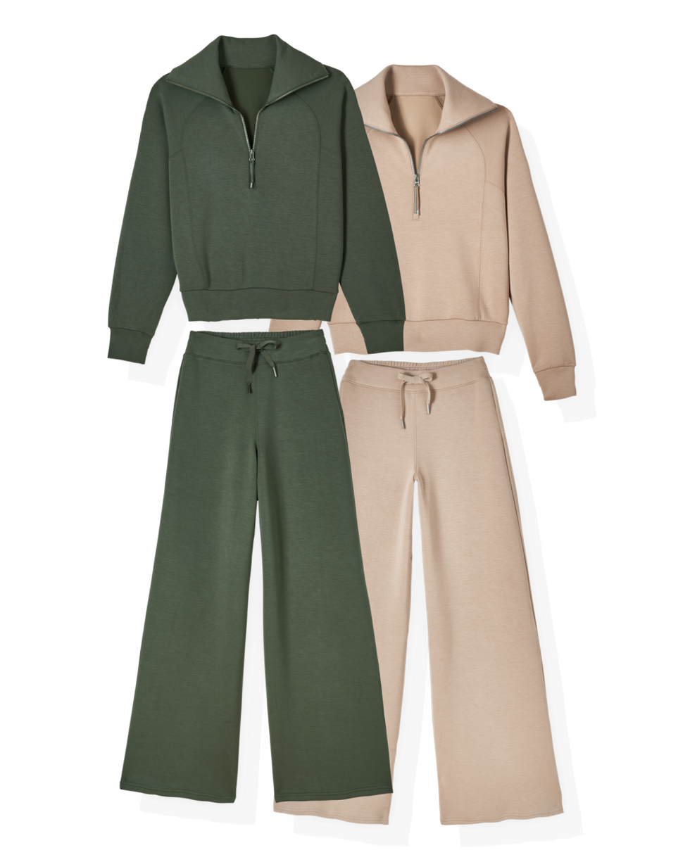 Comfortable Olive Green Sweatsuit for a Cozy Look