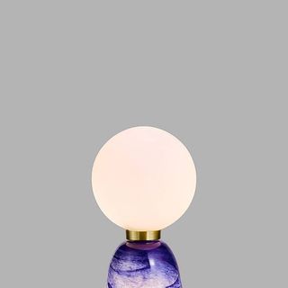John Lewis + Matthew Williamson Planet Dual Lit Glass Table Lamp, Blue