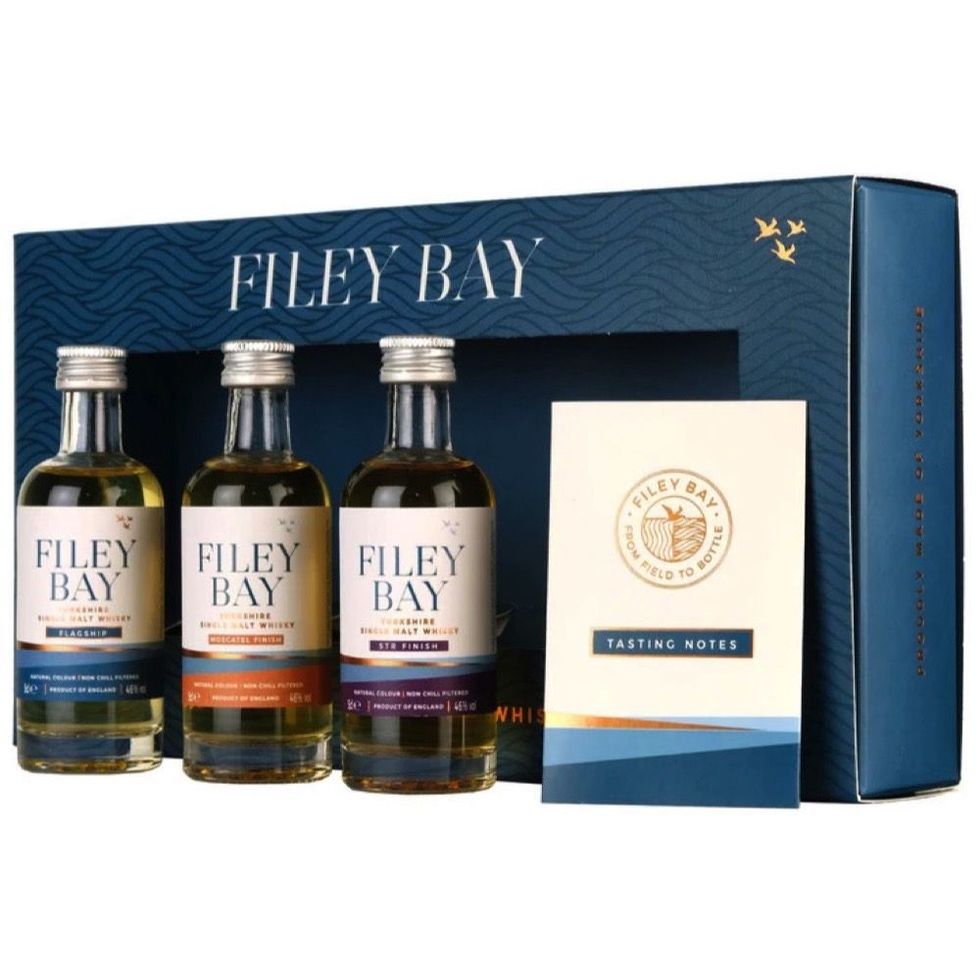 Spirits of Yorkshire Filey Bay Single Malt Whisky Gift Pack, 3x5cl
