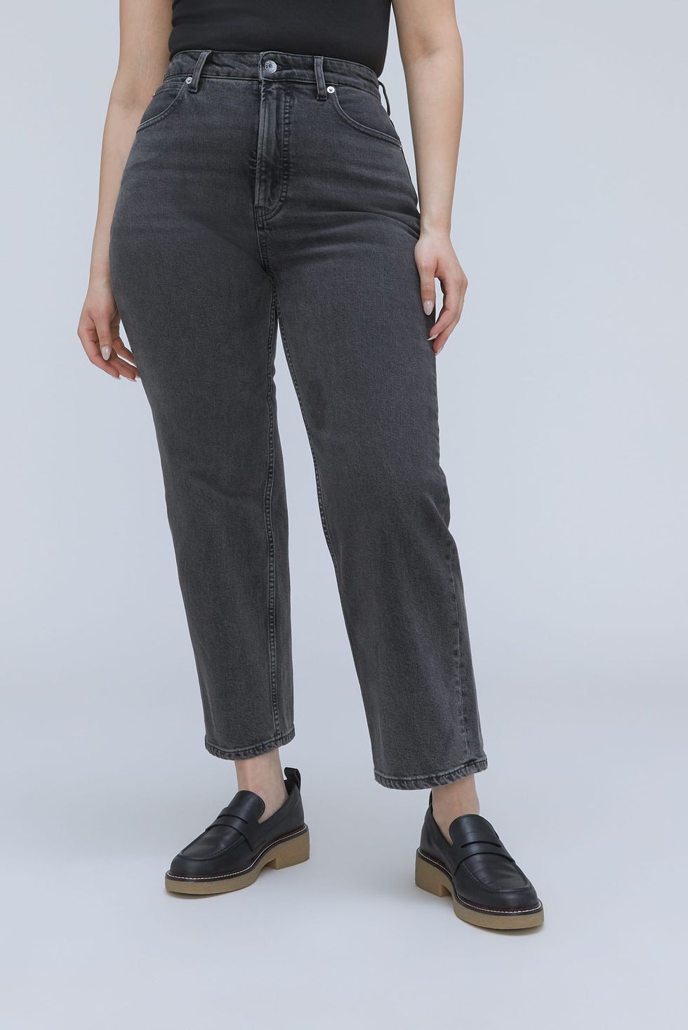 John Lewis ANYDAY Cotton Joggers, Midnight Grey