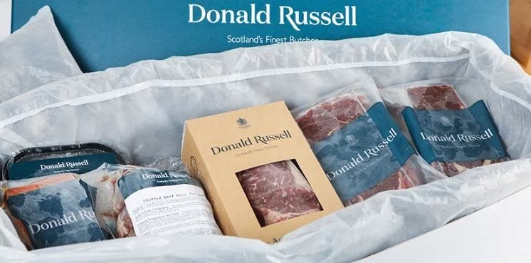 Donald Russell Beef Wellington Dinner Box