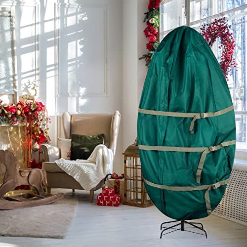 Upright Christmas Tree Canvas Storage Cover Bag