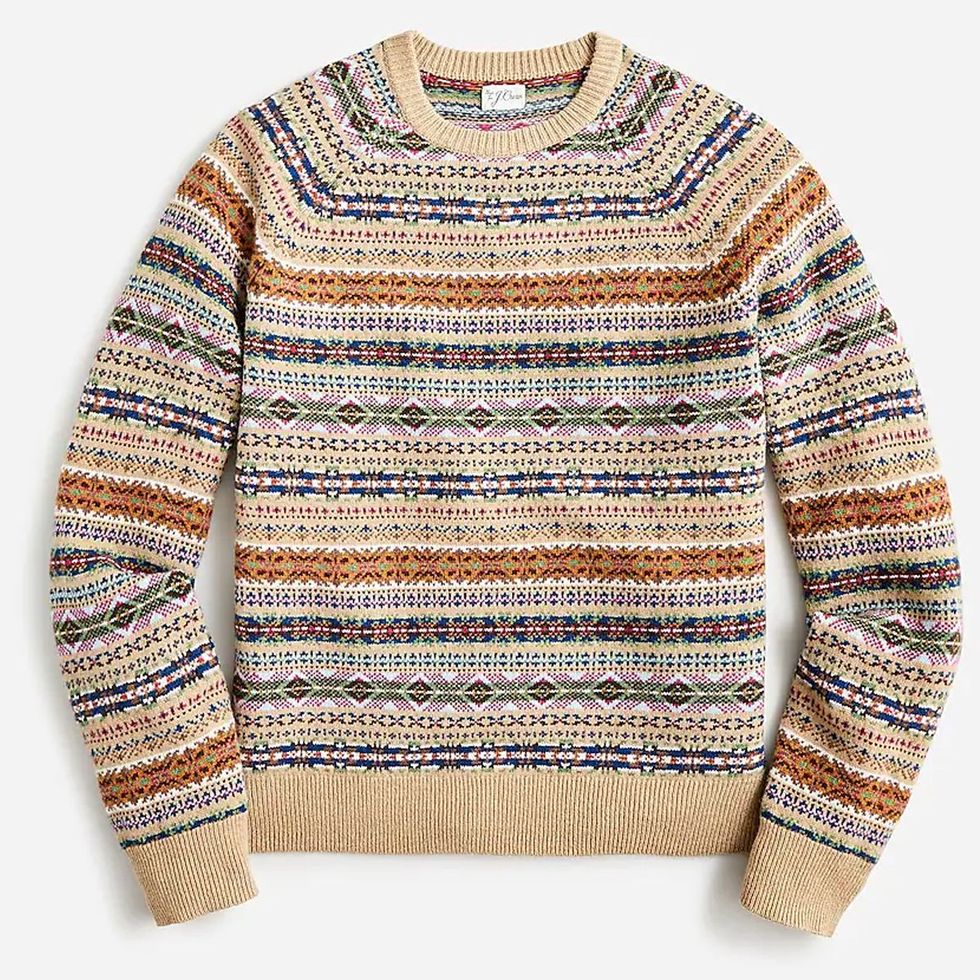 Fair Isle lambswool Crewneck Sweater