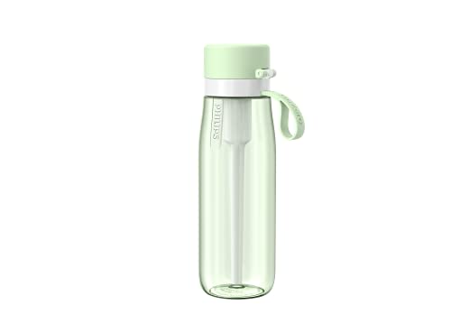 Water Bottle With Lid and Straw, Built-in Filter, Fruit Tea Glass