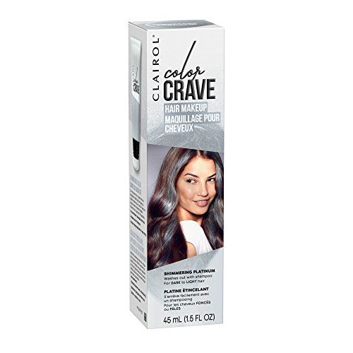 Color Crave Temporary Hair Color Makeup in Shimmering Platinum