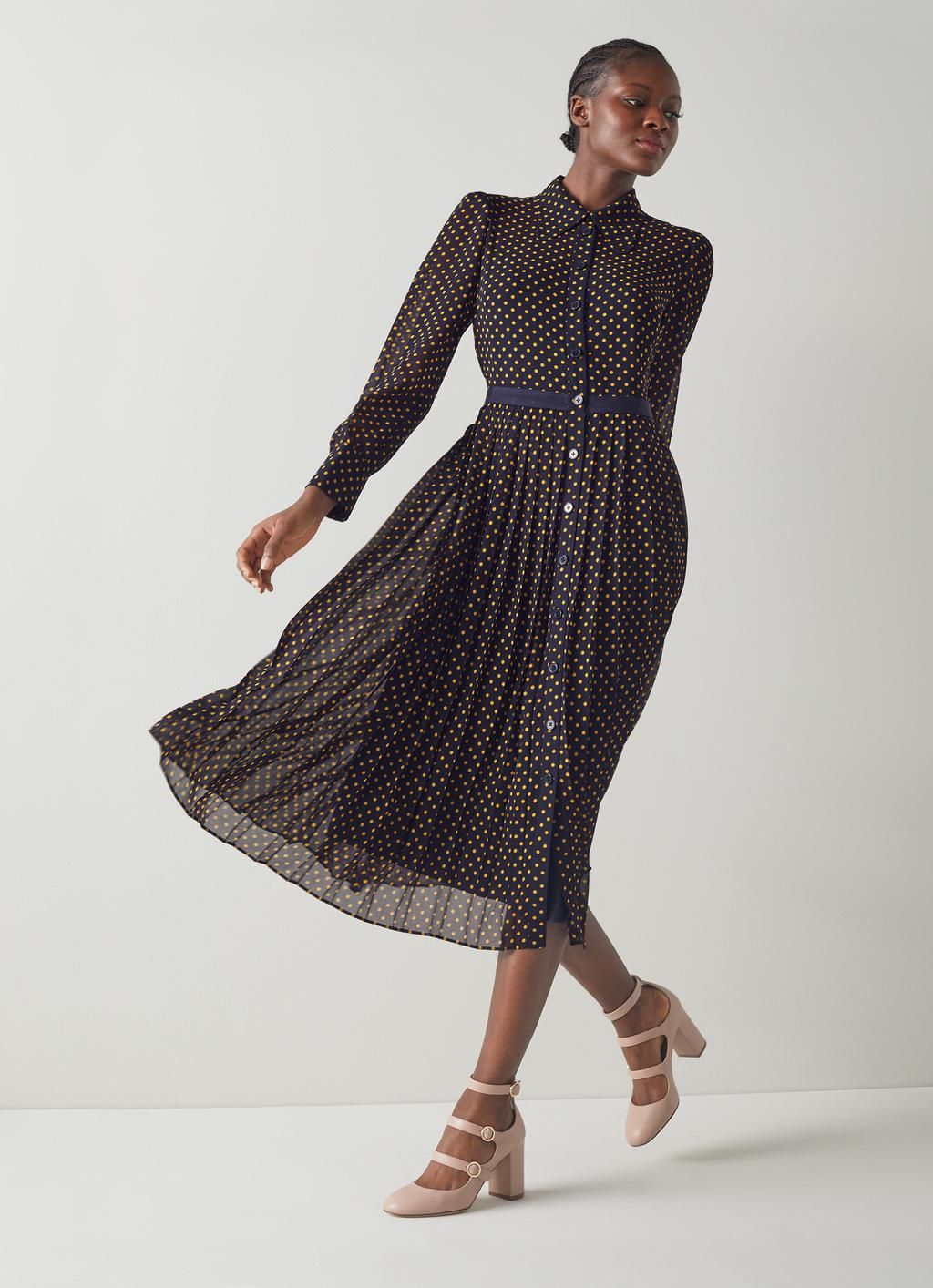 Lk bennett polka dot dress hotsell