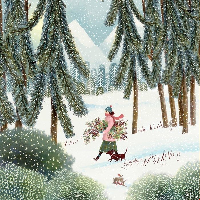 Forest Walk Christmas Cards 