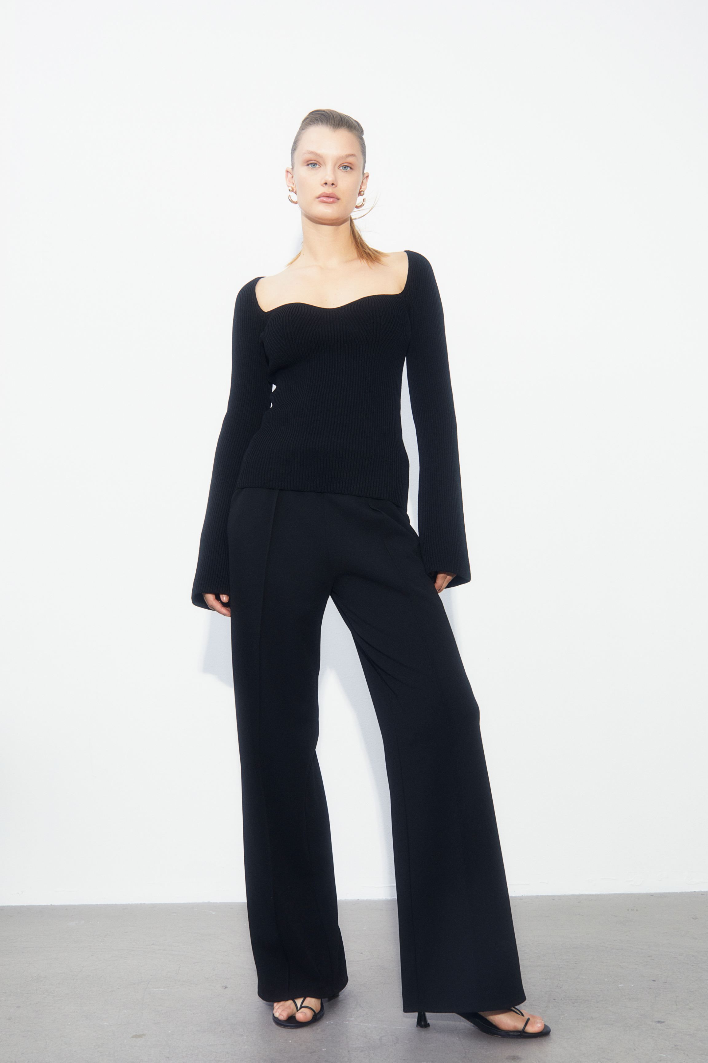 High-Waist Dress Pants