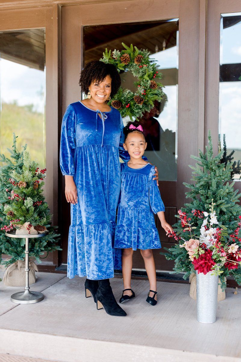 The Pioneer Woman Mommy and Me Velvet Knit Dress