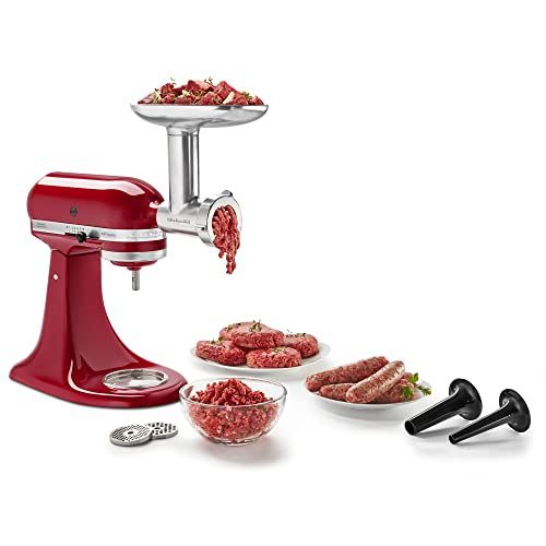 Farberware Meat Grinder, Slice and Shred, and Pasta Maker Stand Mixer  Attachments, 3 pc set
