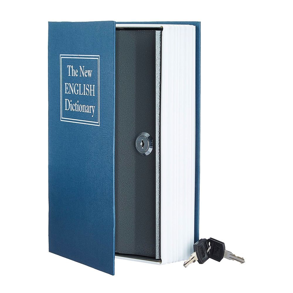 Book Safe With Key Lock
