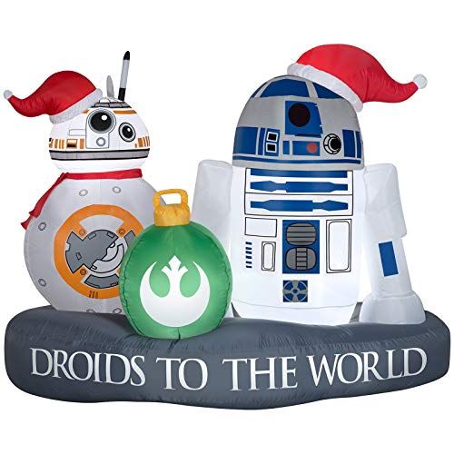 R2-D2 and BB-8 Droids to The World Scene (5 Feet)