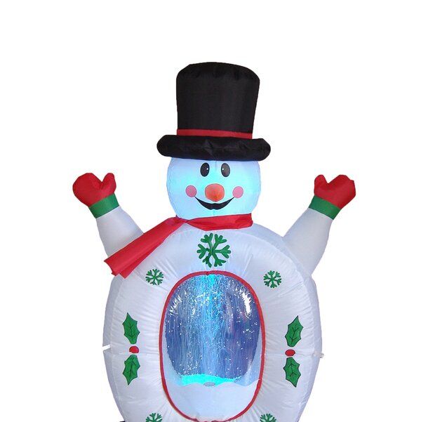 Snowman with Snowflake (4 Feet)