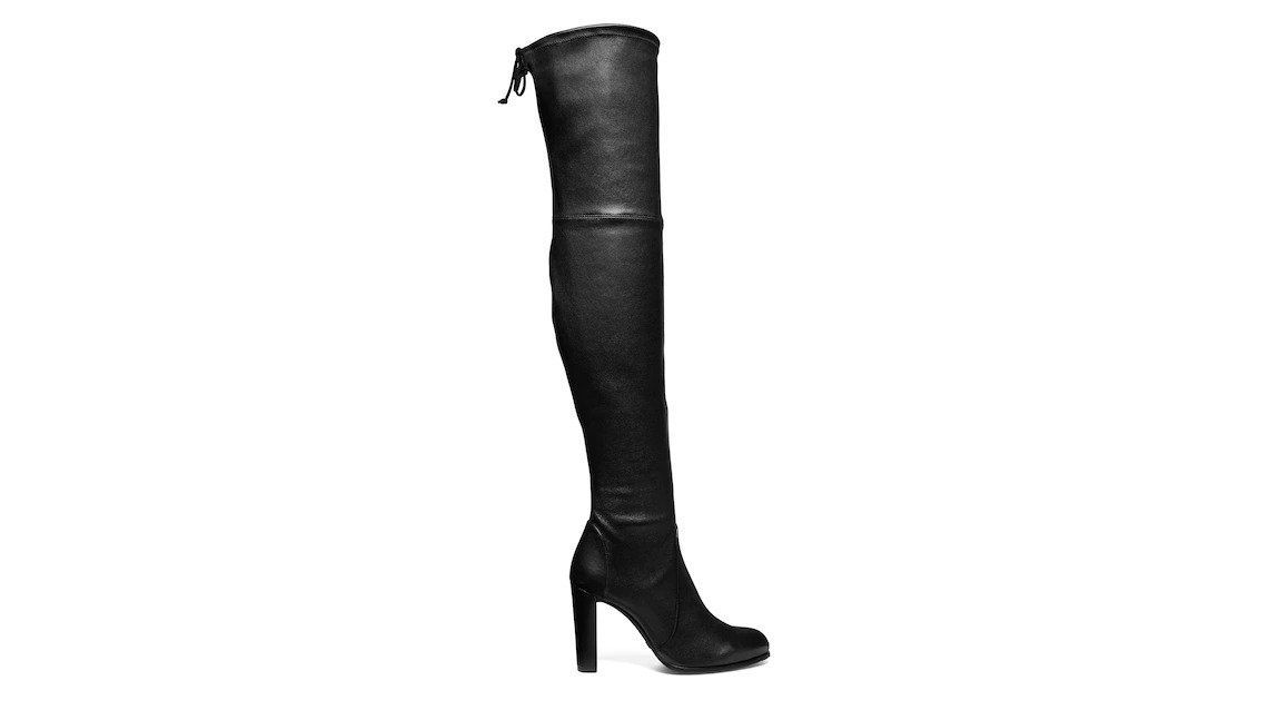 Stuart weitzman black highland boots on sale