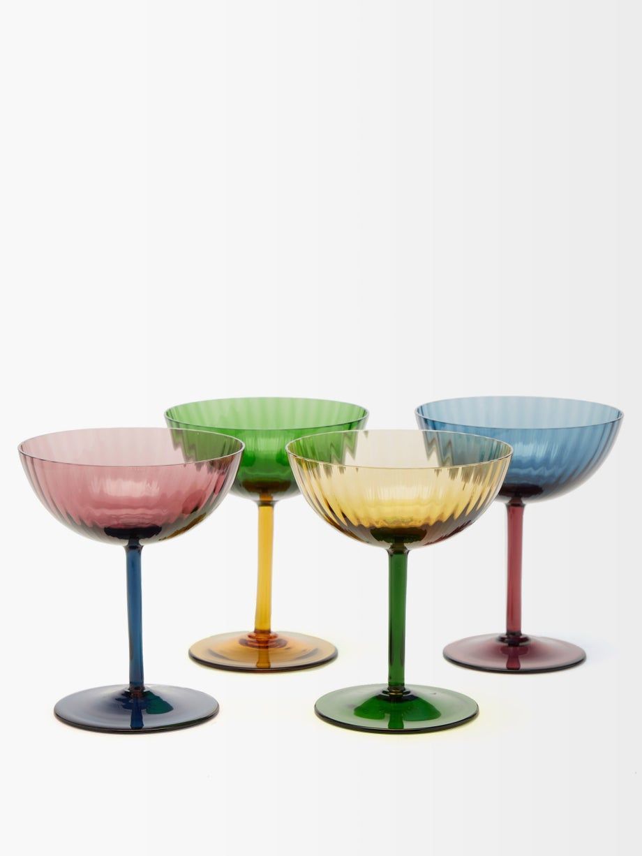 Glass Champagne Coupes