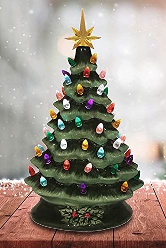 Musical Ceramic Lighted Christmas Tree
