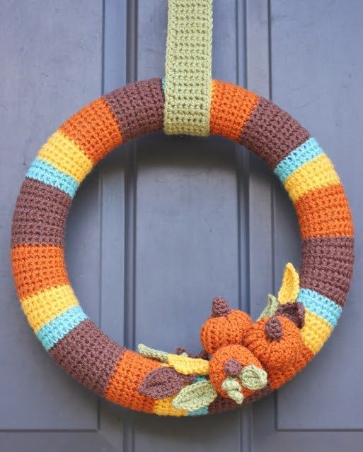 Cozy and Crocheted Wreath