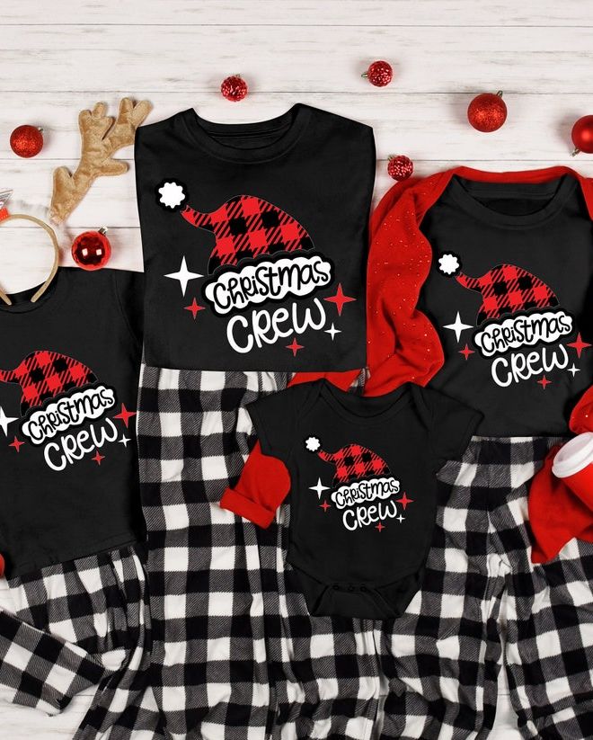 Christmas Crew Family Christmas Pajamas