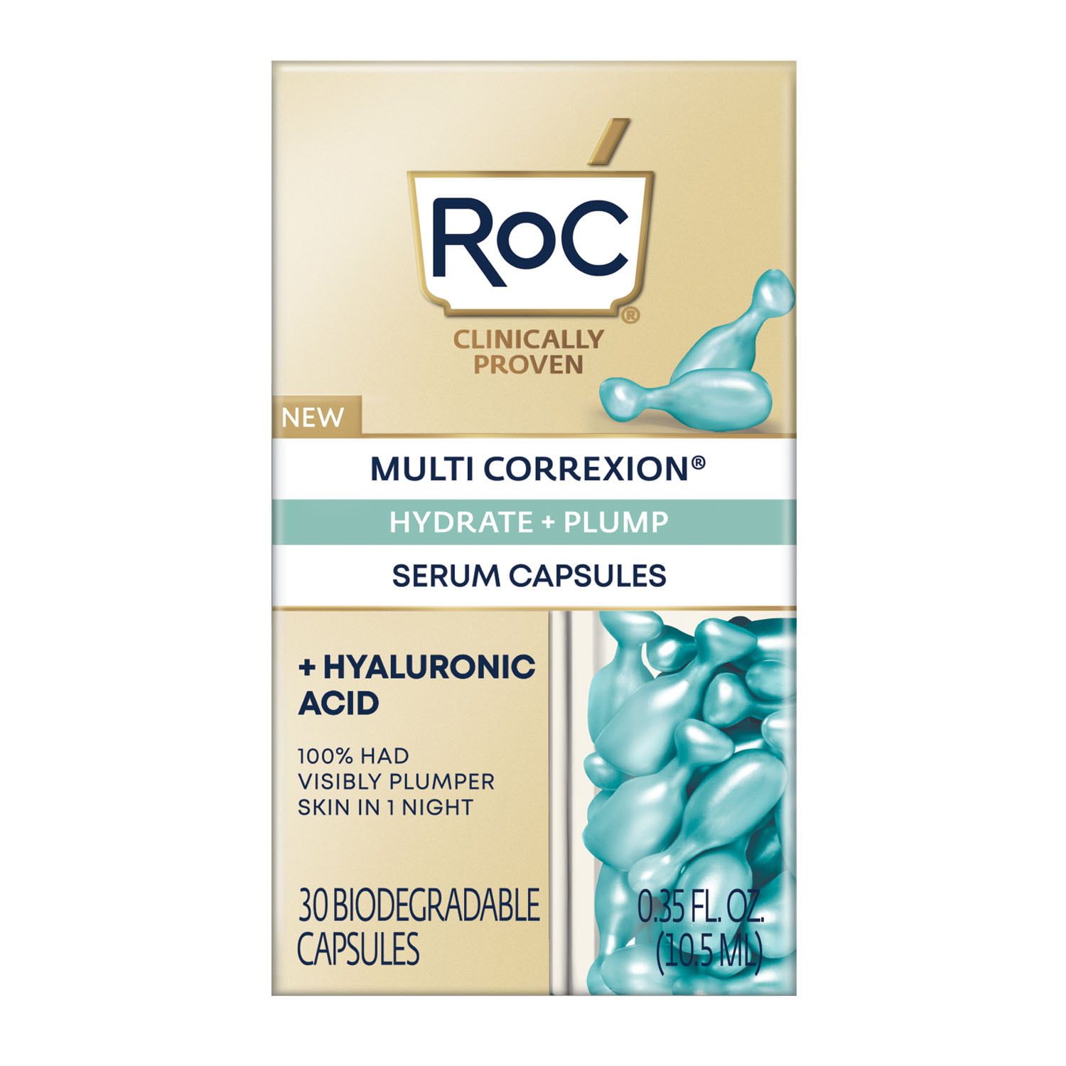 Multi Correxion Hydrate + Plump Night Serum Capsules + Hyaluronic Acid