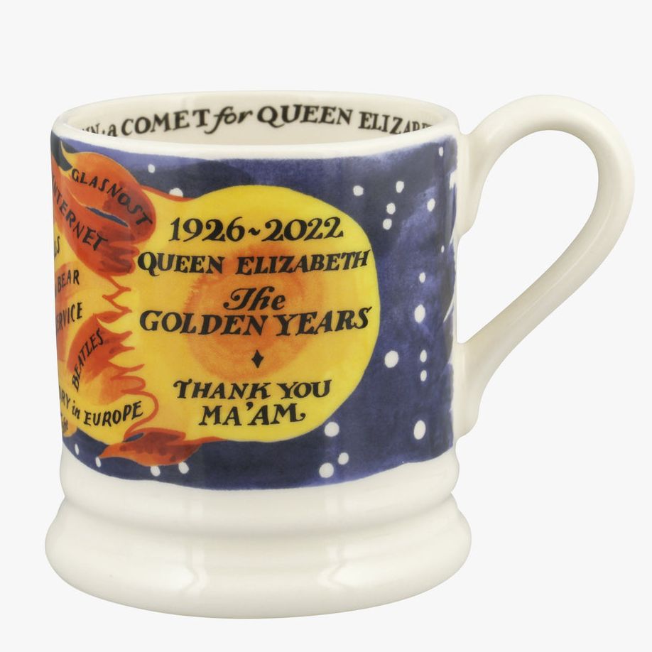 Queen Elizabeth II Golden Years 1/2 Pint Mug