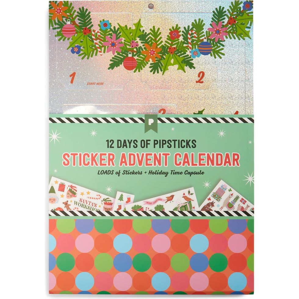  Christmas Calendar Sticker Set