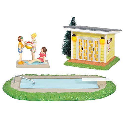 Pool Fantasy Lit Building and Figurine Set