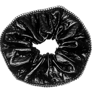 Kitsch x Justine Marjan Patent Scrunchie with Chain