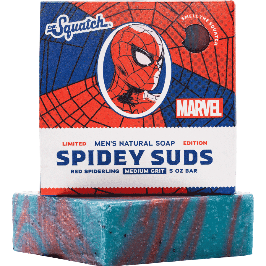 Dr Squatch Limited Edition Marvel Soap Bundle - Thor, Hulk, IM, CA - 4 NEW  Bars