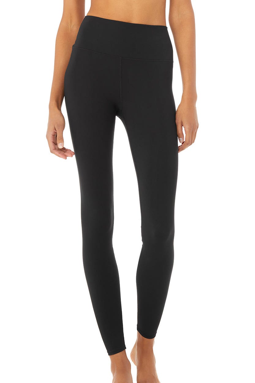 High-Waist Solid Vapor Leggings