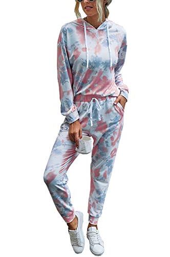 Tie-Dye Two-Piece Pajama Set