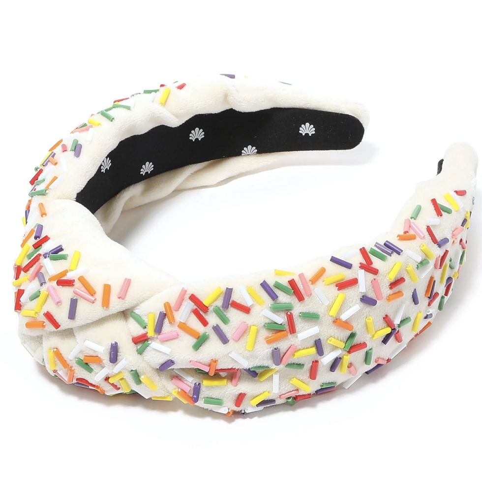 Buttercream Birthday Cake Knotted Headband