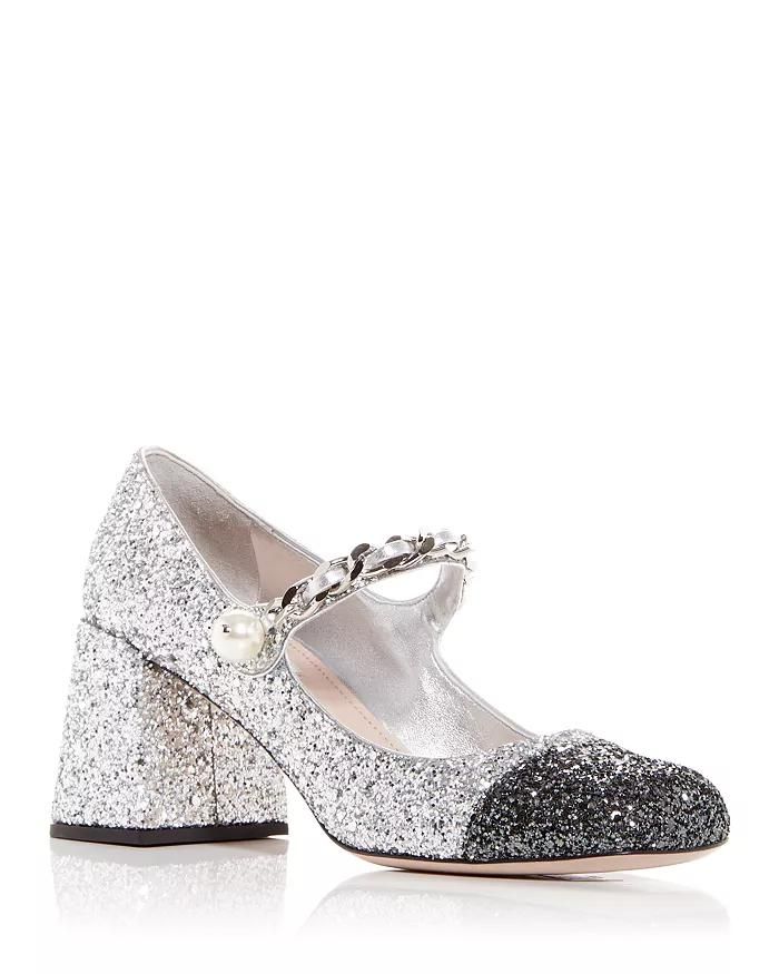 Sparkly mary jane discount shoes