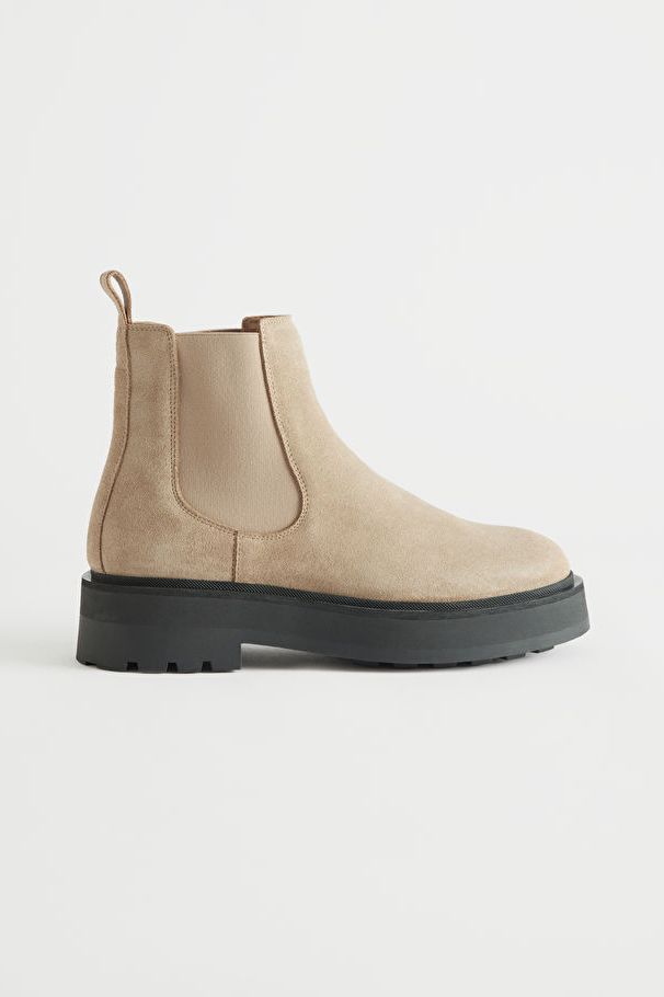 & Other Stories Chunky Chelsea Suede Boots