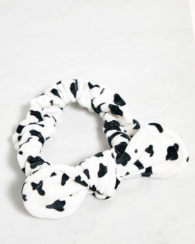 Cow Print Spa Day Headband