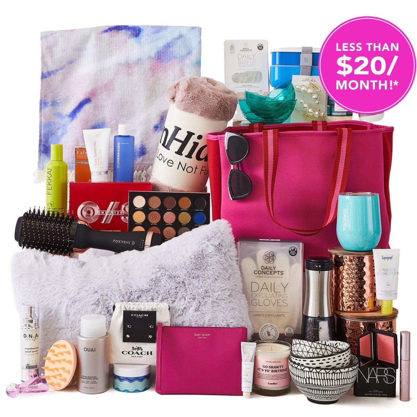 Women's makeup subscription store boxes