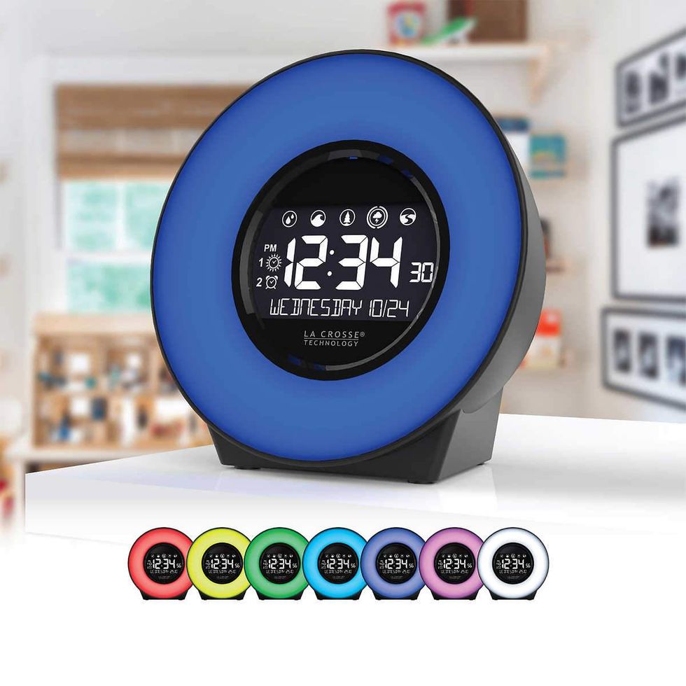 Mood Light LCD Alarm Clock