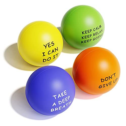 Motivational Stress Balls (4 Pack) 