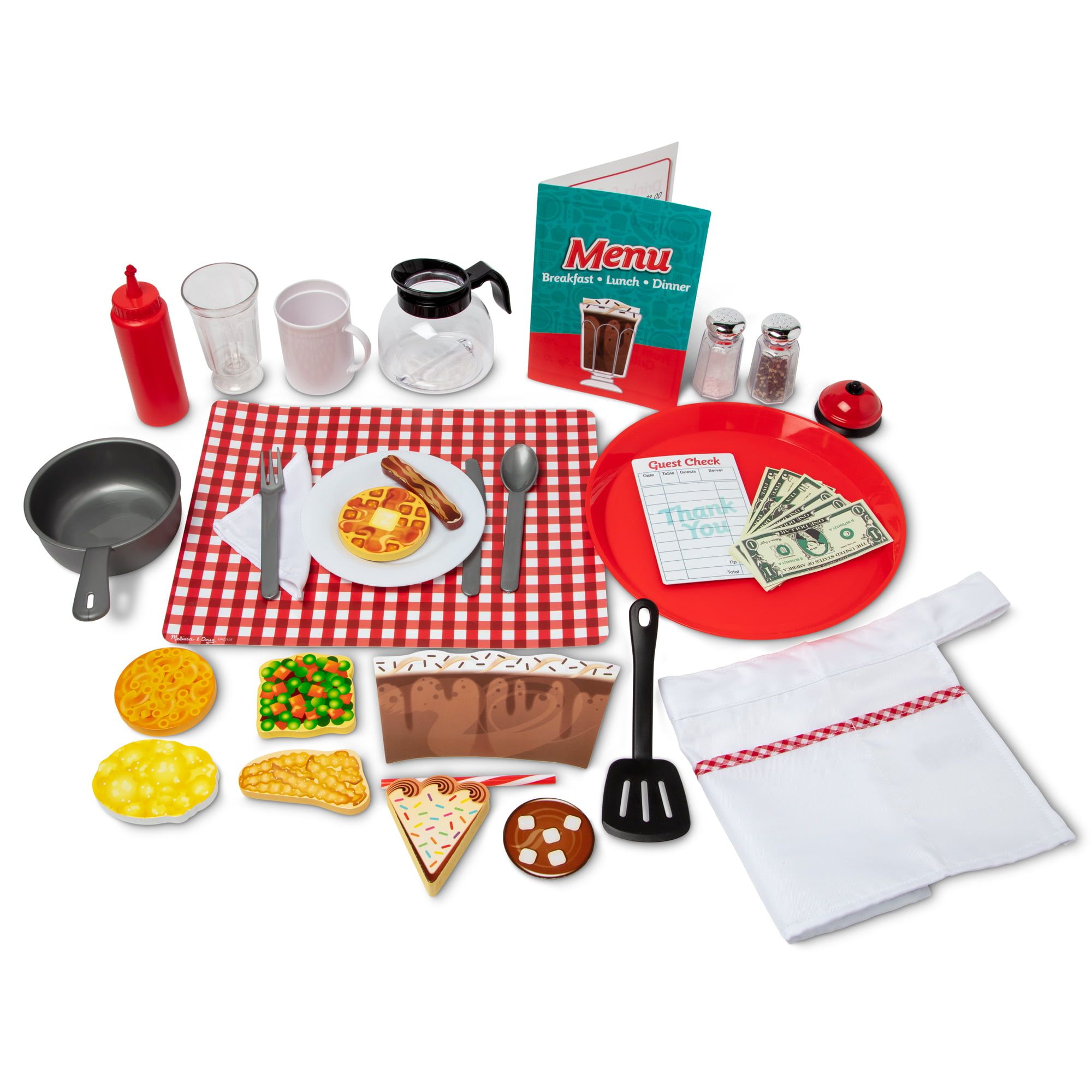 Deluxe Restaurant Cooking and Play Food Set