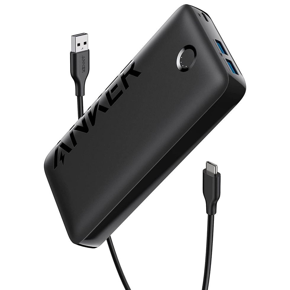 Anker Nano Power Bank, 10,000mAh Portable Charger with Built-In
